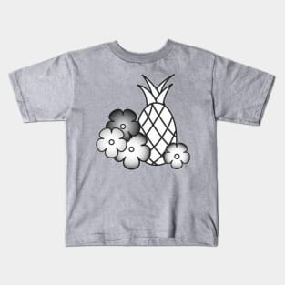 Lispe Luau Pineapple Kids T-Shirt